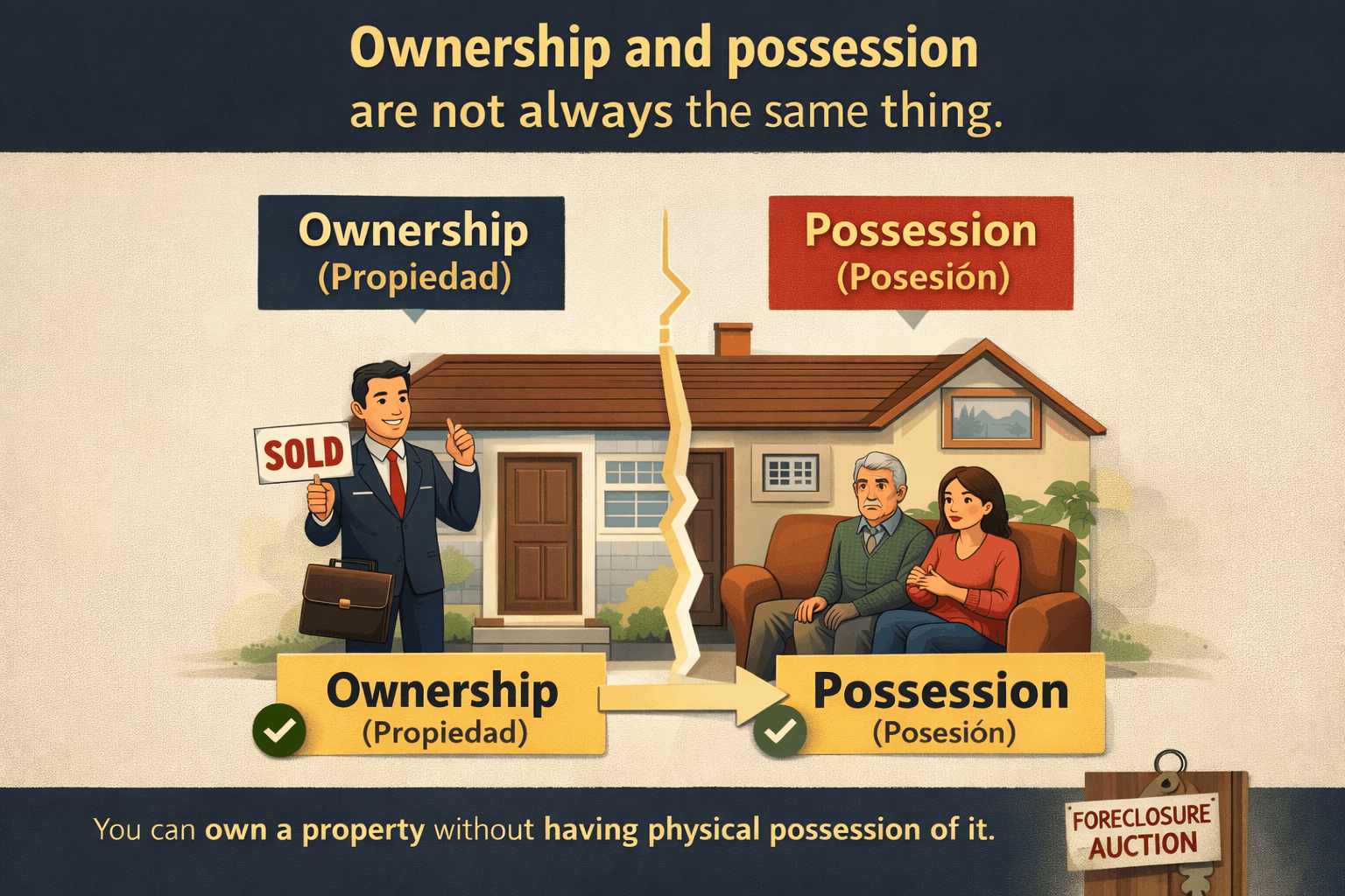 Ownership vs possession